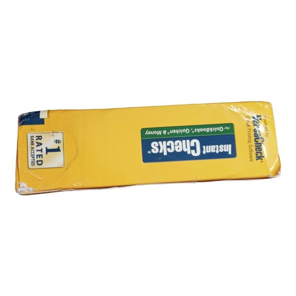 QuickBooks, Quicken & Money Instant Checks Form # 1000 Business Voucher Green Pr - Picture 7 of 9